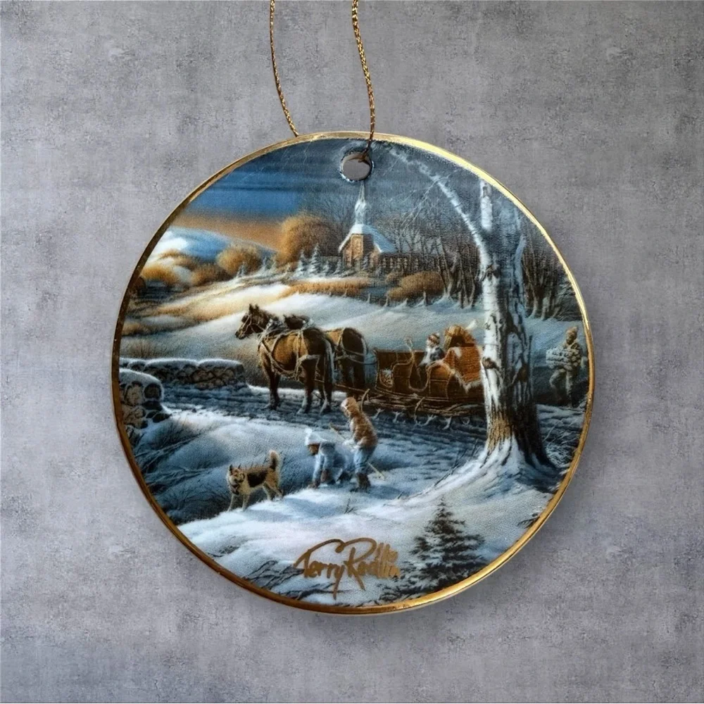 Set of 5 Terry Redlin Ornaments